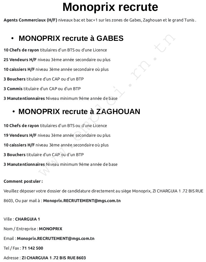 monoprix